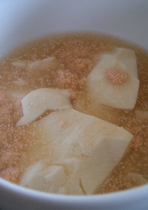 明太子のあんかけ豆腐-レシピのメイン写真