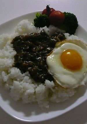ほうれん草のキーマカレー風-レシピのメイン写真