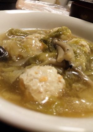 ヘルシー☆白菜と肉団子の中華煮込み-レシピのメイン写真