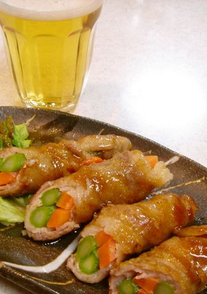 カラフル♪　肉巻きアスパラ-レシピのメイン写真