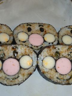 アンパンマン巻き寿司-レシピのメイン写真