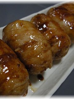 我が家の簡単肉巻きおにぎり!-レシピのメイン写真
