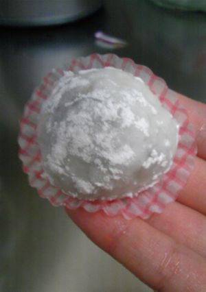 トリュフ(生チョコ)のアレンジでチョコ餅-レシピのメイン写真