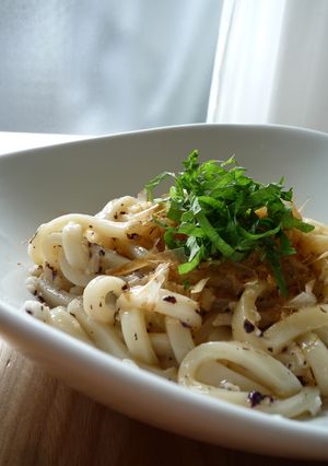 ☆とろろゆかり和えうどん-レシピのメイン写真