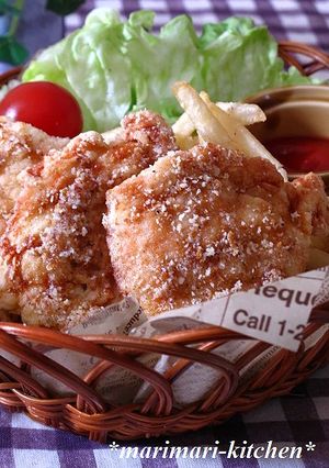 コンソメチーズ味☆鶏胸肉の唐揚げ♪-レシピのメイン写真