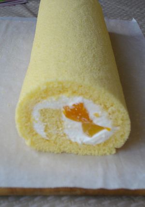 米粉でふわふわロールケーキ-レシピのメイン写真