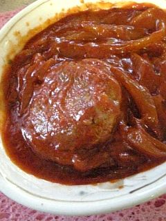 煮込みハンバーグ-レシピのメイン写真