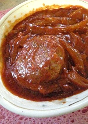 煮込みハンバーグ-レシピのメイン写真