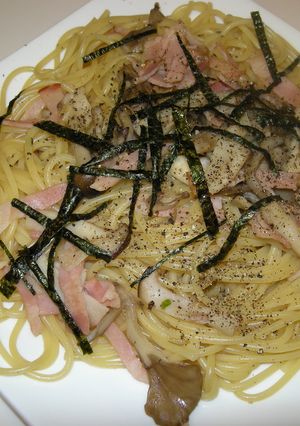 めんつゆで簡単☆きのことベーコンのパスタ-レシピのメイン写真