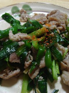 にらと豚肉のシンプル炒め。-レシピのメイン写真