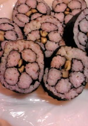 お花巻き寿司-レシピのメイン写真
