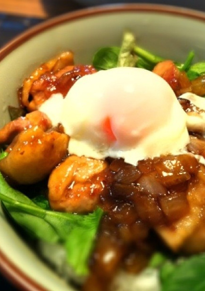 とりもも照り丼～温玉のせ～-レシピのメイン写真