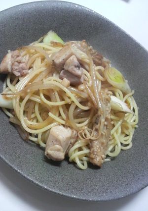 *ねぎと若鶏の炒め物*-レシピのメイン写真
