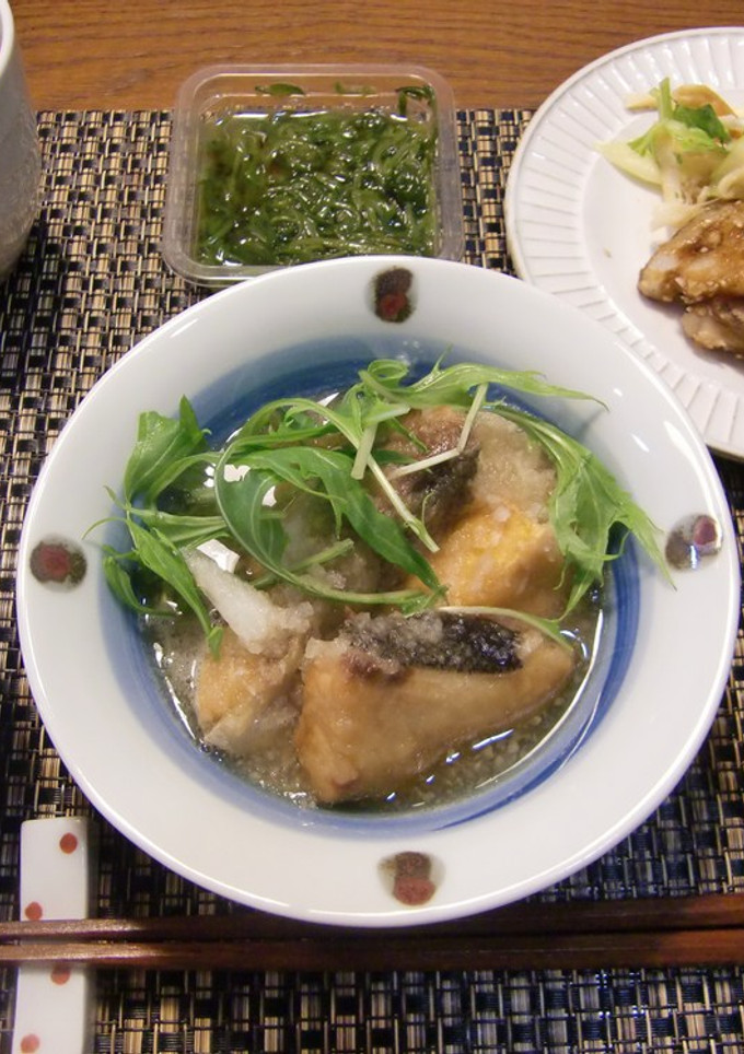 うまうま！ブリと厚揚げの揚げおろし煮♪-レシピのメイン写真
