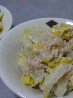 白菜とツナのあえもの-レシピのメイン写真