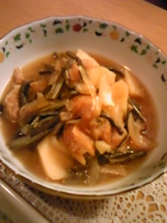 ほっとする♪わらびと麩の煮物-レシピのメイン写真