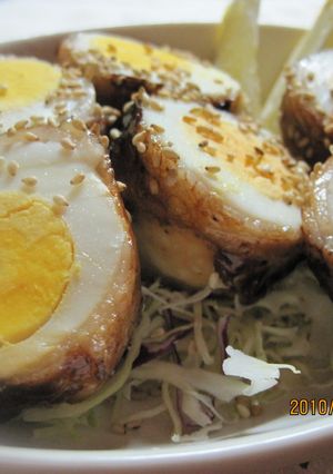 肉巻きゆで卵の甘辛煮♪-レシピのメイン写真