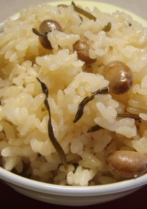 節分豆が美味しく変身！炊き込みご飯に-レシピのメイン写真