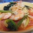 ☆海老とトマトとほうれん草のパスタ☆