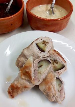 ヘルシー　なすの豚肉ロール蒸し焼き-レシピのメイン写真