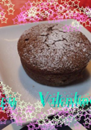 バレンタインにしっとりチョコレートケーキ-レシピのメイン写真