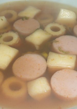 魚っ！ギョ！ぎょ！めかぶスープ～♪-レシピのメイン写真