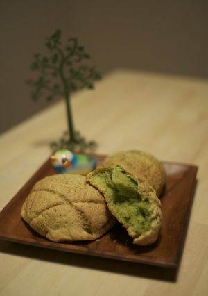 ほうれん草のメロンパン-レシピのメイン写真