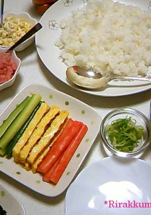 【823*】簡単☆手巻き寿司-レシピのメイン写真