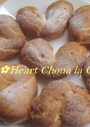バレンタイン❤ハートのシュークリーム-レシピのメイン写真