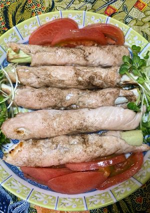 鶏ササミのネギマ巻き-レシピのメイン写真