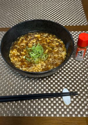〆のかき卵にゅうめん-レシピのメイン写真