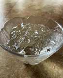 食感を楽しむ水ジュレ（水ゼリー）