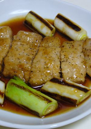『豚ロースのポン照り焼き』-レシピのメイン写真