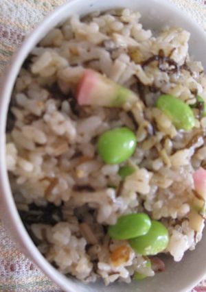 もずくの炊き込みご飯-レシピのメイン写真