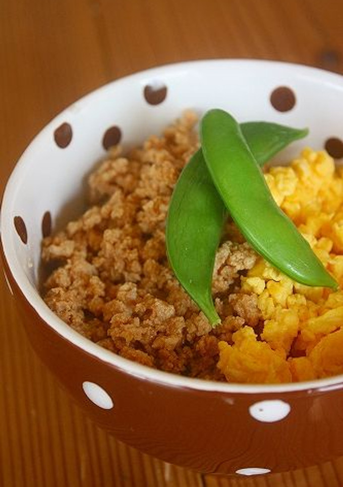 ご飯がすすむ、しっとりふわふわ鶏そぼろ♪-レシピのメイン写真
