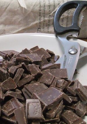 チョキチョキ刻む板チョコ-レシピのメイン写真