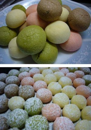 パステルカラーなクッキー♥スノーボール♥-レシピのメイン写真
