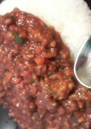 ミートソースde給食風ドライカレー-レシピのメイン写真
