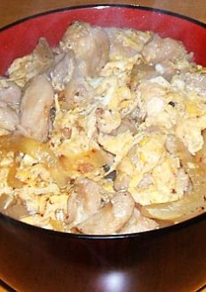 炒飯の素で作る親子丼-レシピのメイン写真