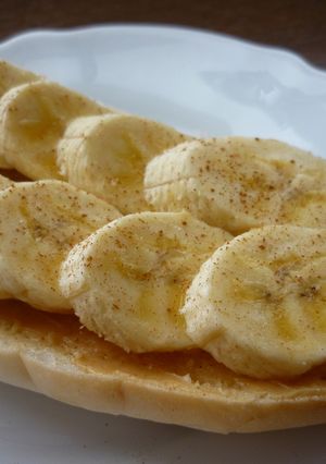 バナナとピーナッツバターのトースト-レシピのメイン写真