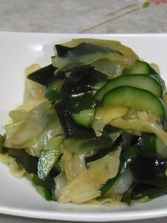 キャベツとワカメの中華和え-レシピのメイン写真