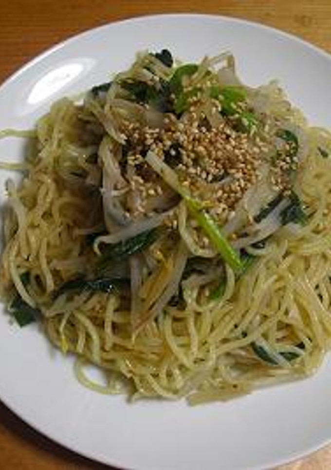 ネギ塩焼きソバ-レシピのメイン写真