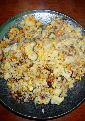 鯨チャーハン-レシピのメイン写真