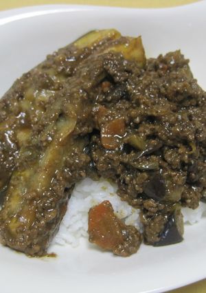 なすびのひき肉カレー-レシピのメイン写真