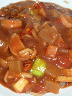 シラタキつるつる♪和風なめこカレー☆-レシピのメイン写真