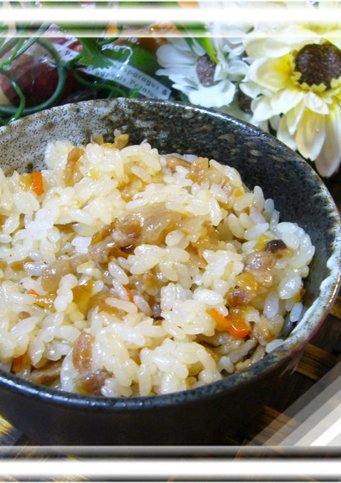 玉ねぎと豚バラ肉の簡単♪混ぜご飯-レシピのメイン写真