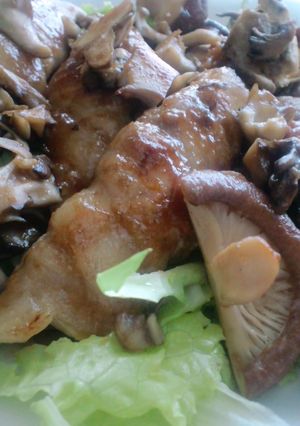 ☆豚肉のえりんぎ巻き梅肉風味☆-レシピのメイン写真