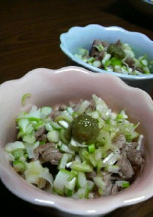 簡単！豚肉と柚子こしょうであっさり-レシピのメイン写真