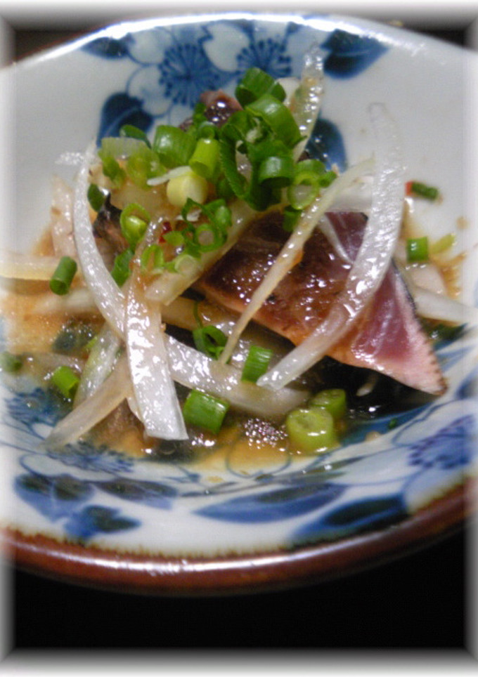 【我が家の☆】～カツオのたたきの食べ方～-レシピのメイン写真