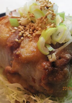 ヘルシー肉巻き豆腐-レシピのメイン写真